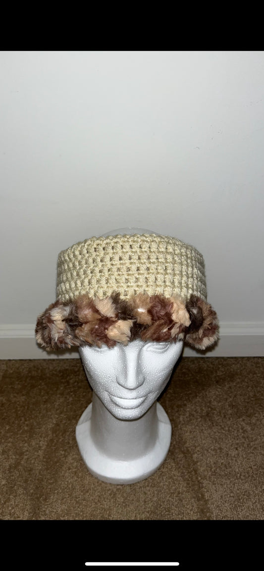 Crochet hat mask for dreads/ high ponytails/ puffs